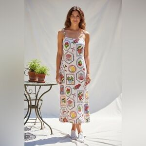 NWOT Colorful Patterned Maxi Dress